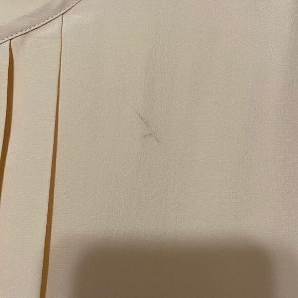 Max Studio 100% silk blush pink small blouse - Picture 3 of 7